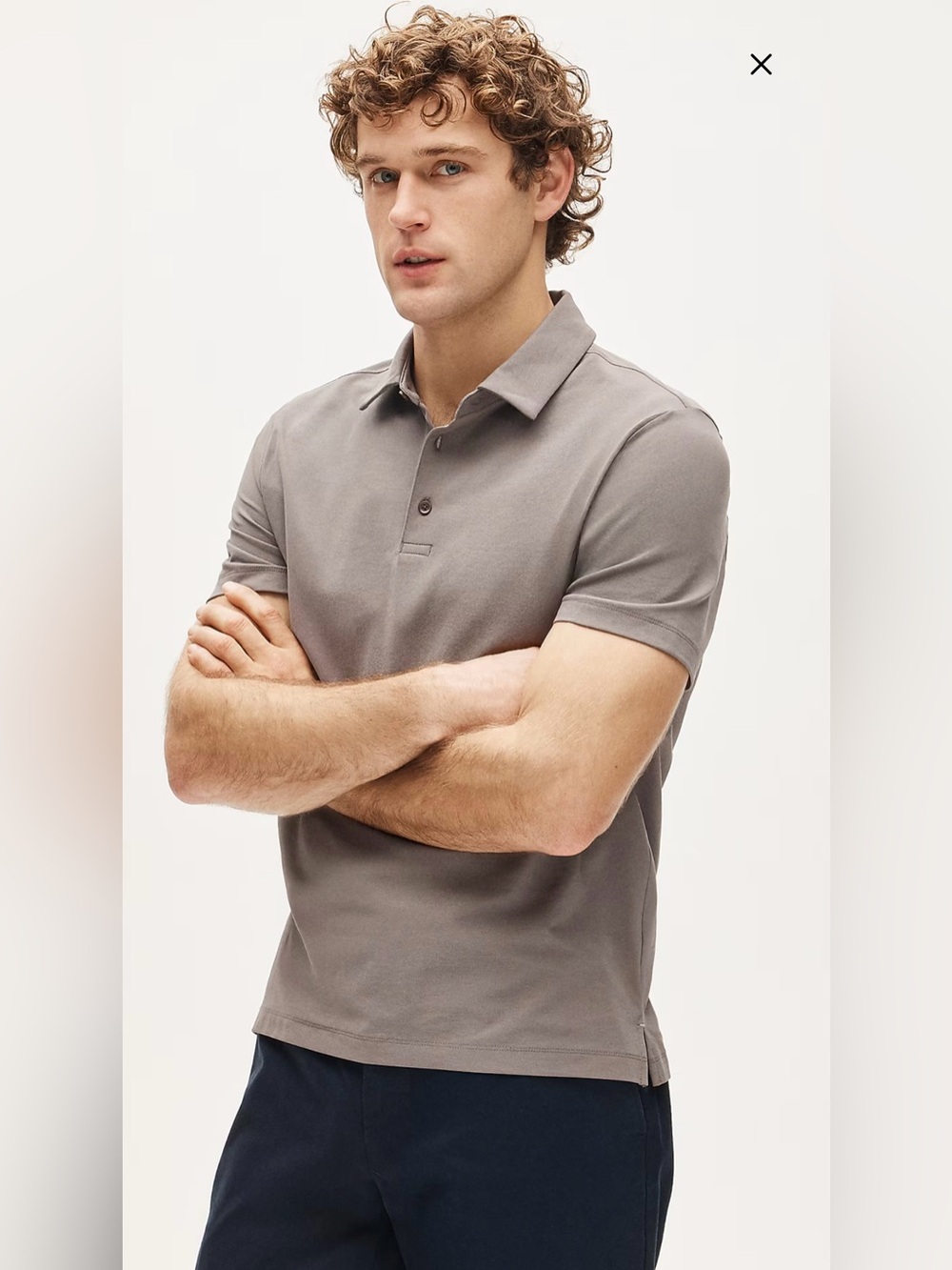 J. CREW Performance piqué polo shirt in Graphite Shade Size XL NWT $79.50 CG194